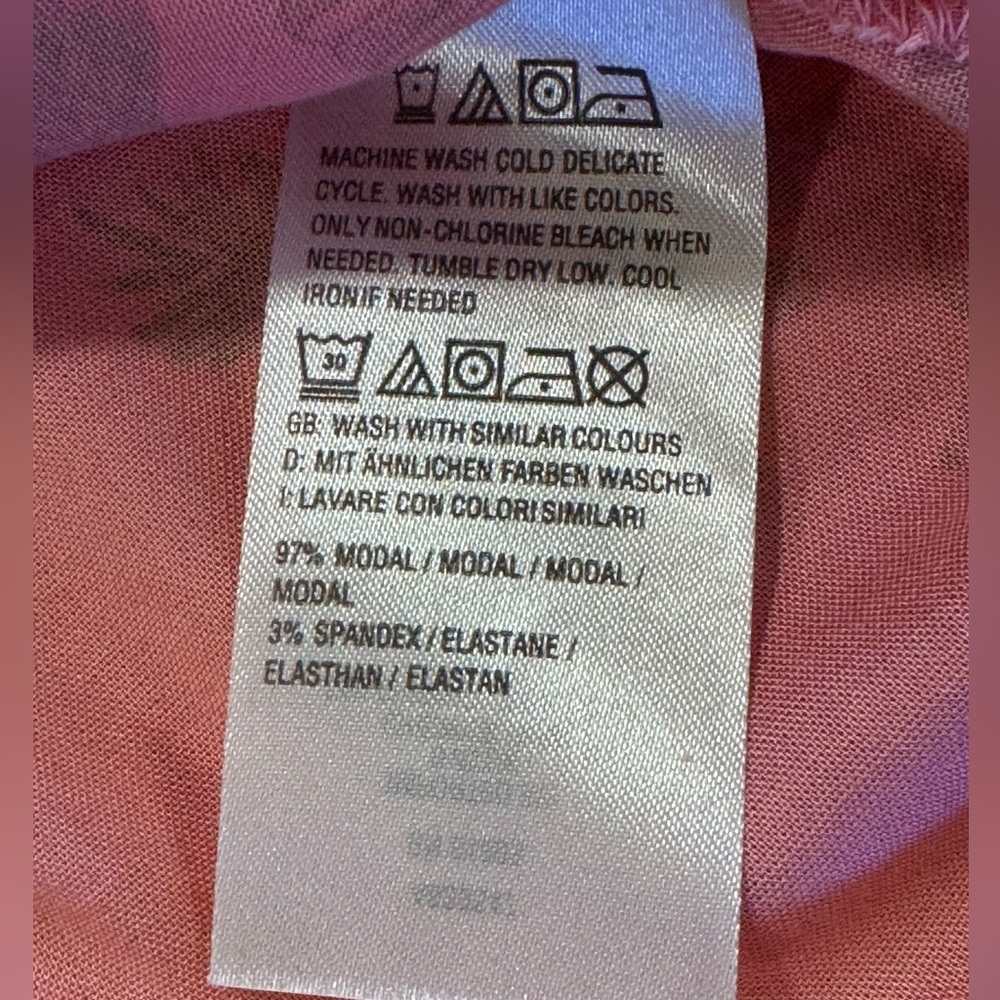 NWT BEAUTIFUL Lawrence Zarian Tunic Top XL Hummingbird Butterfly Pink Green QVC - Picture 12 of 15